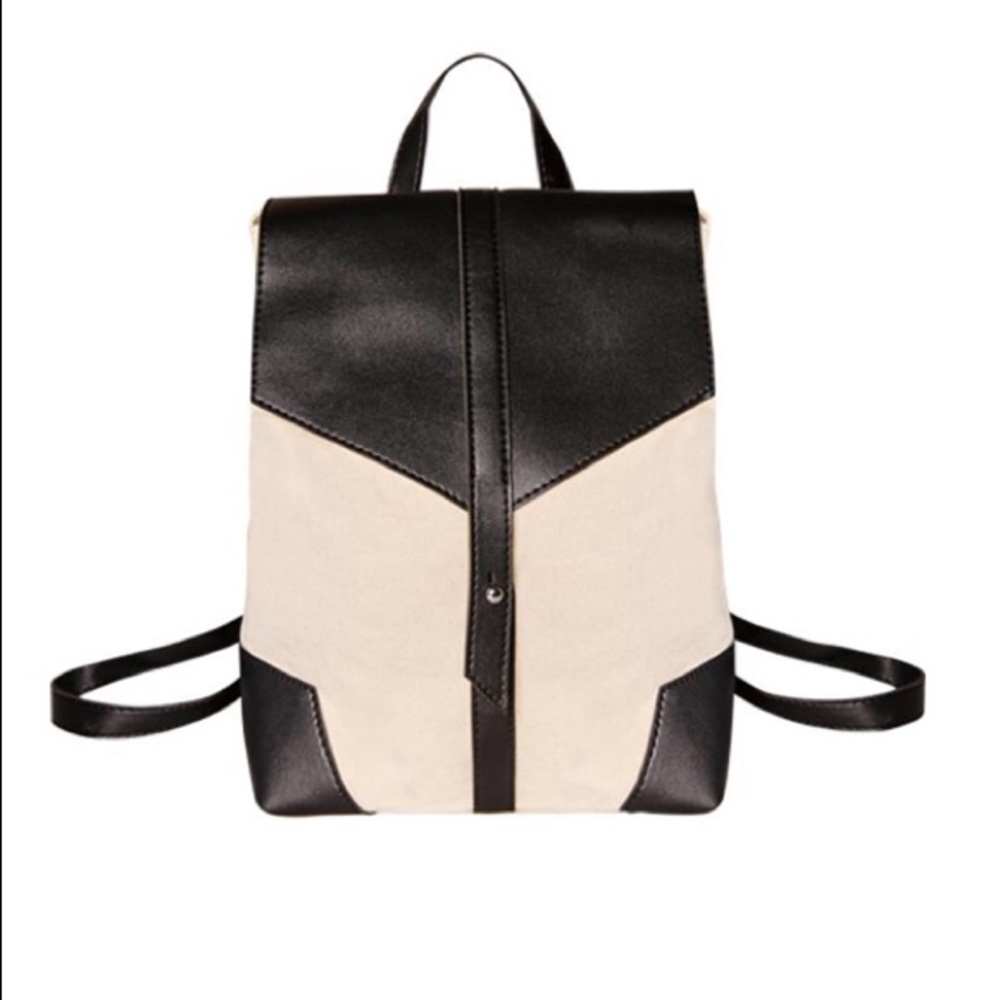 NWOT deux lux vegan leather backpack
